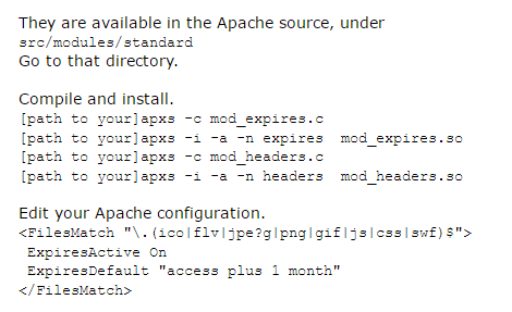 Encourage the client to cache by using mod_expire and mod_header.