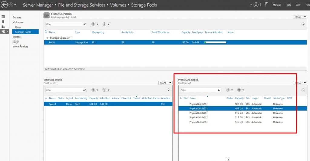 Windows Storage Spaces 2