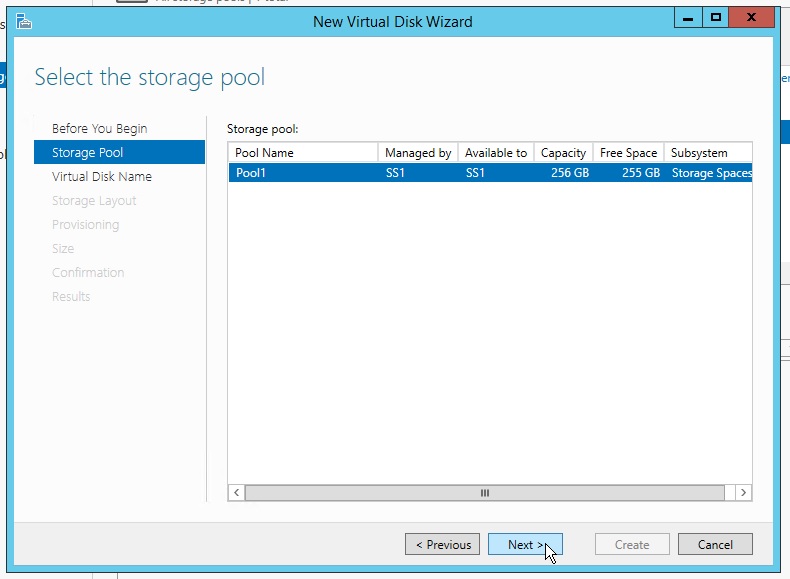 Windows Storage Spaces 4
