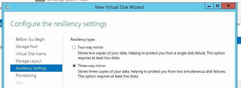 Windows Storage Spaces 5