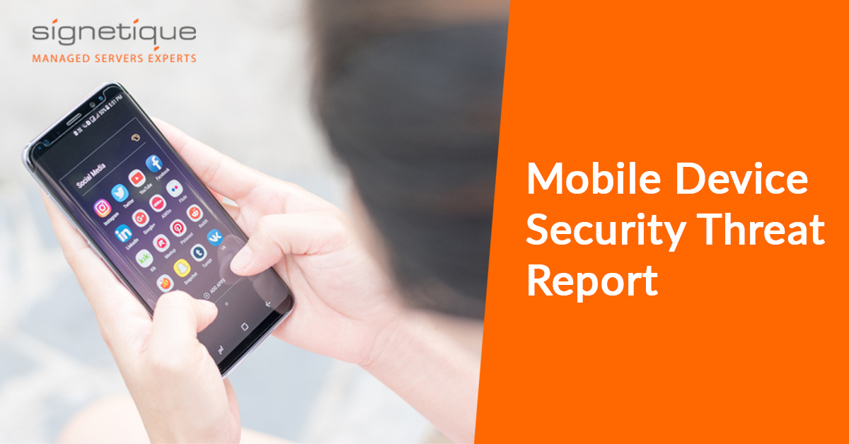 Mobile device security threat report